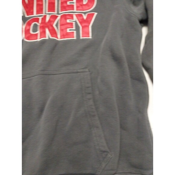 United Hockey Hoodie Mens Small  Gray Nike Pullover Team Sweatshirt - Picture 11 of 16